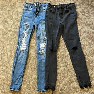 Lot of 2 pr Denim Jeans